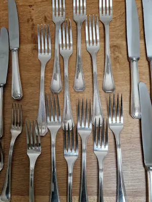 Zaramella Argenti - Zilveren bestekset - 12 persoons kopen? Bied vanaf 7500!