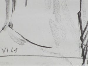 Aat Veldhoen - Zittend naakt op een stoel - Rotaprint kopen? Bied vanaf 1!