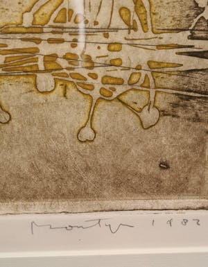 Jan Montyn - Abstracte muur kopen? Bied vanaf 50!