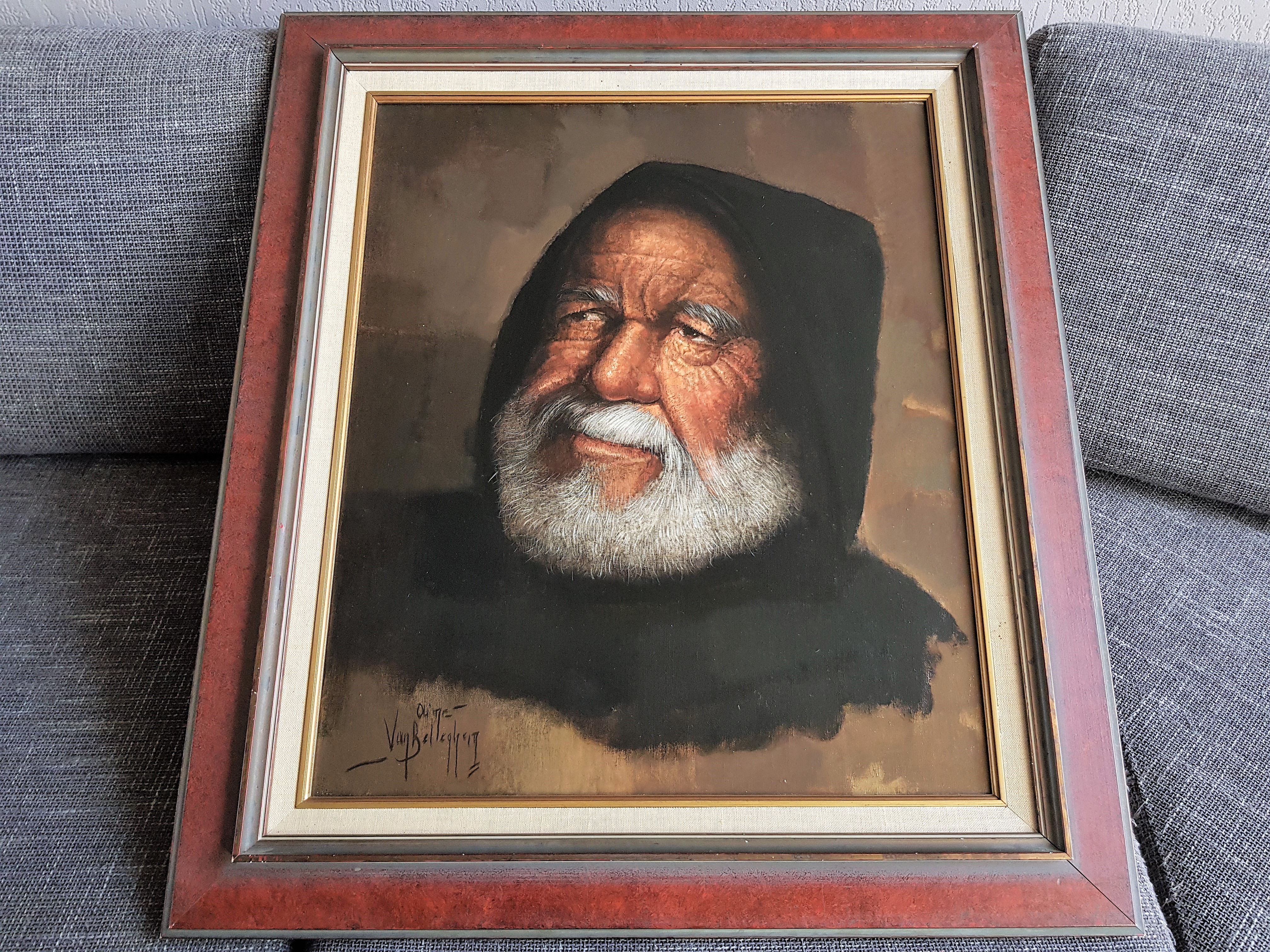 Aime van Belleghem - Portret van een Monnik - Gesigneerd kopen? Bied vanaf 125!