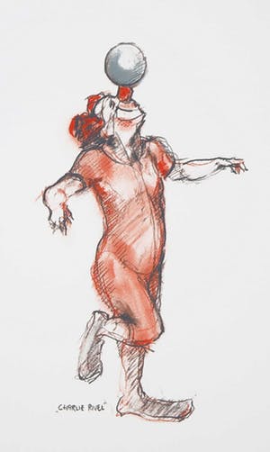 Kees Verkade - Litho, Charlie Rivel kopen? Bied vanaf 10!
