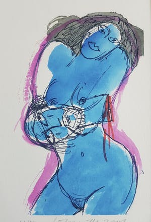 Corneille - 1922-2010 litho naakt in lijst handgesigneerd,genummerd en gedateerd kopen? Bied vanaf 100!