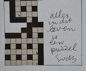 Siep van den Berg - # ALLES IN DIT LEVEN IS EEN PUZZEL # 1990, mint kopen? Bied vanaf 60!