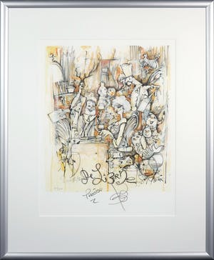 Guy Olivier - Giclée, De la Brie - Ingelijst kopen? Bied vanaf 80!