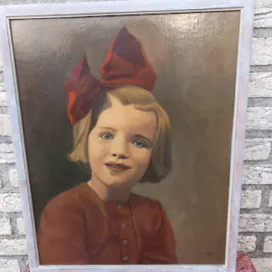 Dorus Arts - Meisjes portret kopen? Bied vanaf 300!