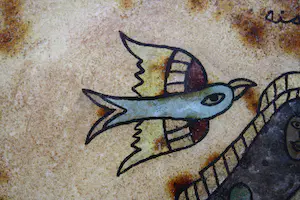 Niet of onleesbaar gesigneerd - Fraaie Perzische Achter Glas Schildering (19e eeuw kopen? Bied vanaf 1!