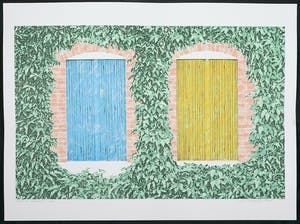 Clemens Zijlmans - Zeefdruk, Tweeluik kopen? Bied vanaf 1!