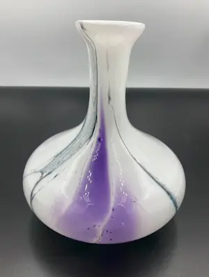 Hans Jurgen Richartz - Handgeblazen opaline vaas door Hans-Jürgen Richarz, Germany kopen? Bied vanaf 120!