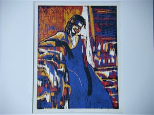 Niet of onleesbaar gesigneerd - Night Heat (met grote passepartout), zeer kleine oplage kopen? Bied vanaf 1!