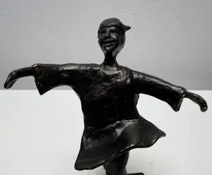 Corry Ammerlaan - Bronzen sculptuur | Vrijheid kopen? Bied vanaf 20!