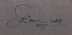 Franscz Witte - Acryl op doek, Oranje rapsodie kopen? Bied vanaf 1!