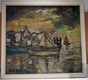 Hubert De Vries - ANTWERPEN SCHEEPSWERF ca. 1960 kopen? Bied vanaf 200!