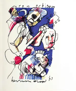 Herman Brood - Roy Orbison, offset litho kopen? Bied vanaf 50!