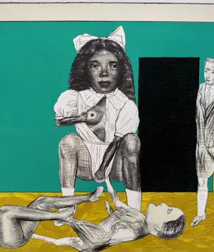 Pat Andrea - Gemengde druktechniek op papier | 'Kamer' | 1994 kopen? Bied vanaf 200!