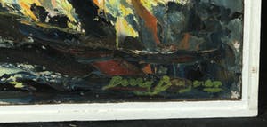 Berry Brugman - Olieverf op paneel, Waterlandschap - Ingelijst kopen? Bied vanaf 100!