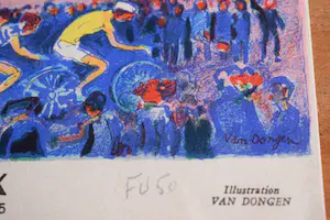 Kees van Dongen - Ansichtkaart - Tour de France cycliste 1955 - 19e Etappe Pau - Bordeaux kopen? Bied vanaf 30!