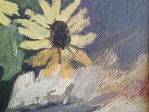 Robert De Man - Prachtig stilleven met margrieten in vaas kopen? Bied vanaf 5!