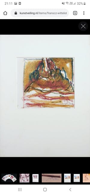 Franscz Witte - Lot van 5 originele werken kopen? Bied vanaf 45!