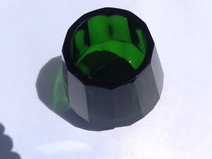 Moser - Facet geslepen kristallen vaas. kopen? Bied vanaf 35!