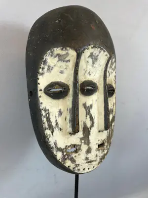 Lega - 221116 - African twin mask from the Lega Bwami - Congo. kopen? Bied vanaf 45!