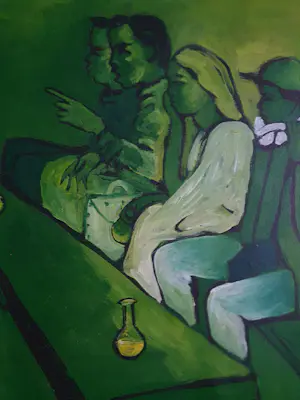 Niet of onleesbaar gesigneerd - Honeywine café Ethiopië kopen? Bied vanaf 10!