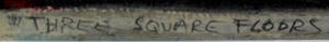 Hans Innemee - Gemengde techniek op papier (origineel werk): Three square floors - 1997 kopen? Bied vanaf 999!