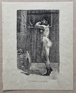 Felicien Rops - La Femme Au Trapeze. Dame aan trapeze. kopen? Bied vanaf 99!