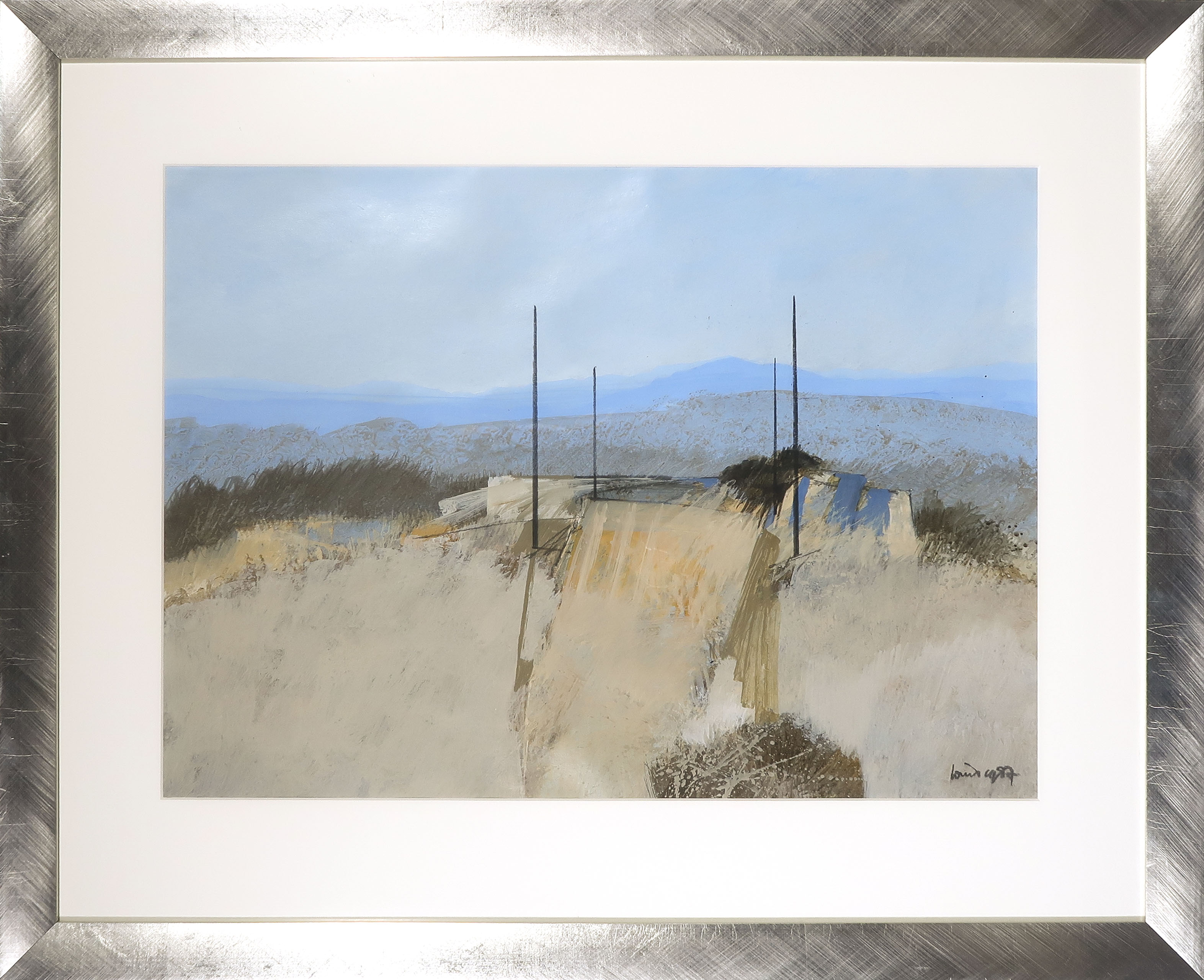 Niet of onleesbaar gesigneerd - Gouache op papier, Argentinië S.C. de Bariloche - Ingelijst kopen? Bied vanaf 1!