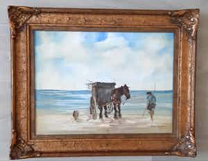 Jan Kelderman - Garnalenvisser verkocht voor € 50!