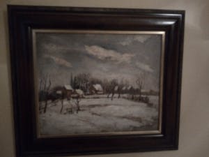 Henri Victor Wolvens - Winterlandschap kopen? Bied vanaf 1500!