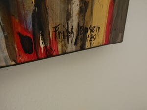 Frits Jansen - z,t, - abstract 1 kopen? Bied vanaf 150!