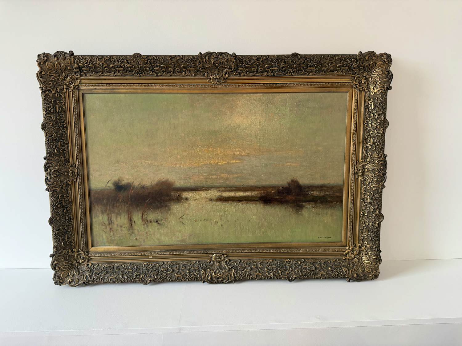 Aris Knikker - Aris Knikker prachtig groot doek kopen? Bied vanaf 750!