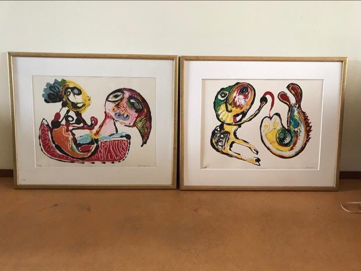 Jan te Wierik - 2 zeefdrukken,"Catalpa 1 en Catalpa 2. kopen? Bied vanaf 280!