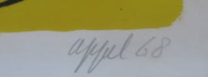 Karel Appel - Litho, Visage - Ingelijst kopen? Bied vanaf 400!