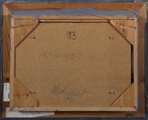 Jan Bollaert - Gemengde techniek op papier, Antropobiologie - Ingelijst kopen? Bied vanaf 1!