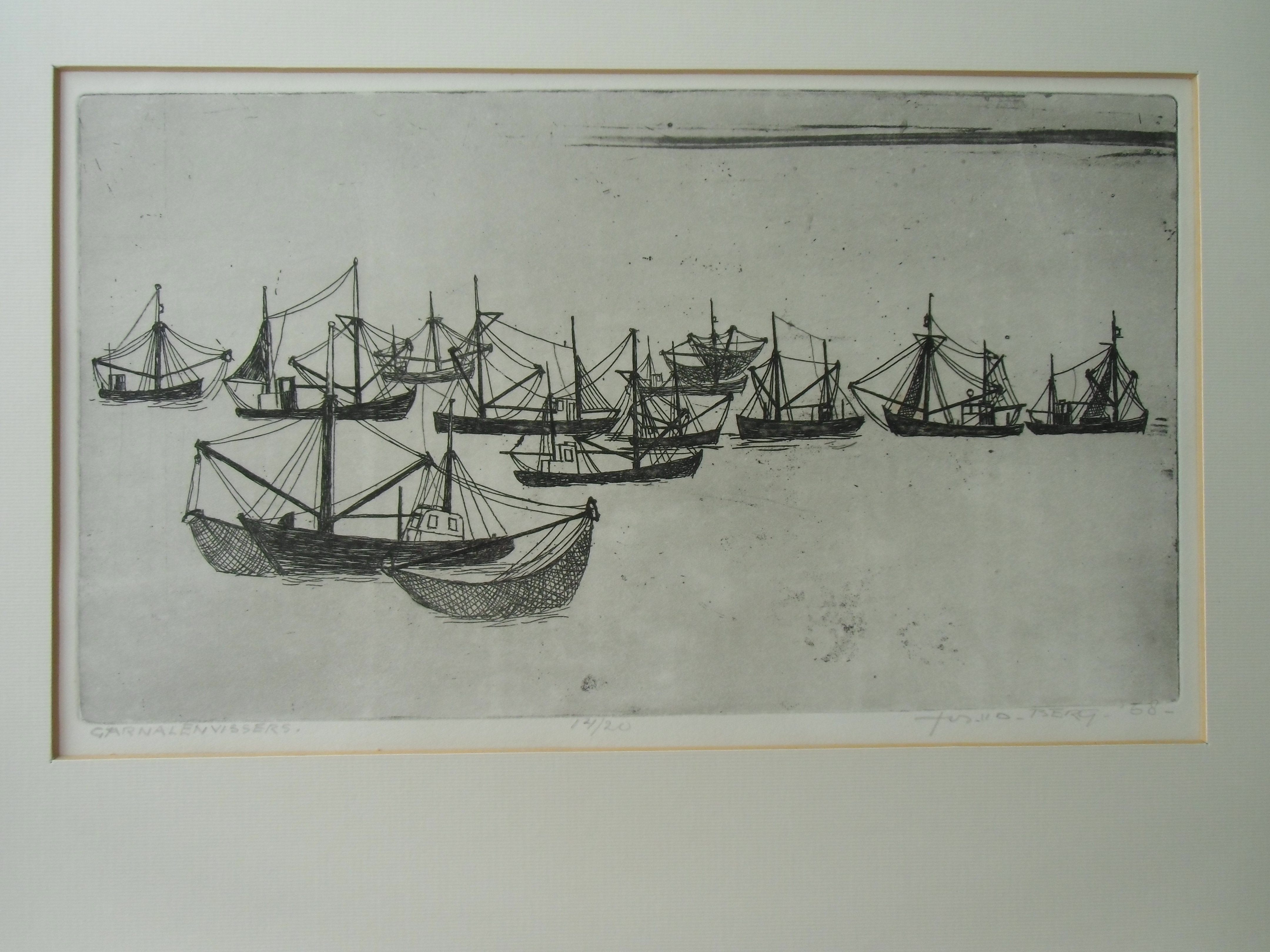 Jos van den Berg - GARNALENVISSERS /// ETS VAN JOS VAN DEN BERG kopen? Bied vanaf 50!