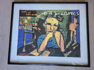 Herman Brood - What becomes of the broken hearted - zeefdruk, gesigneerd r,o, kopen? Bied vanaf 495!