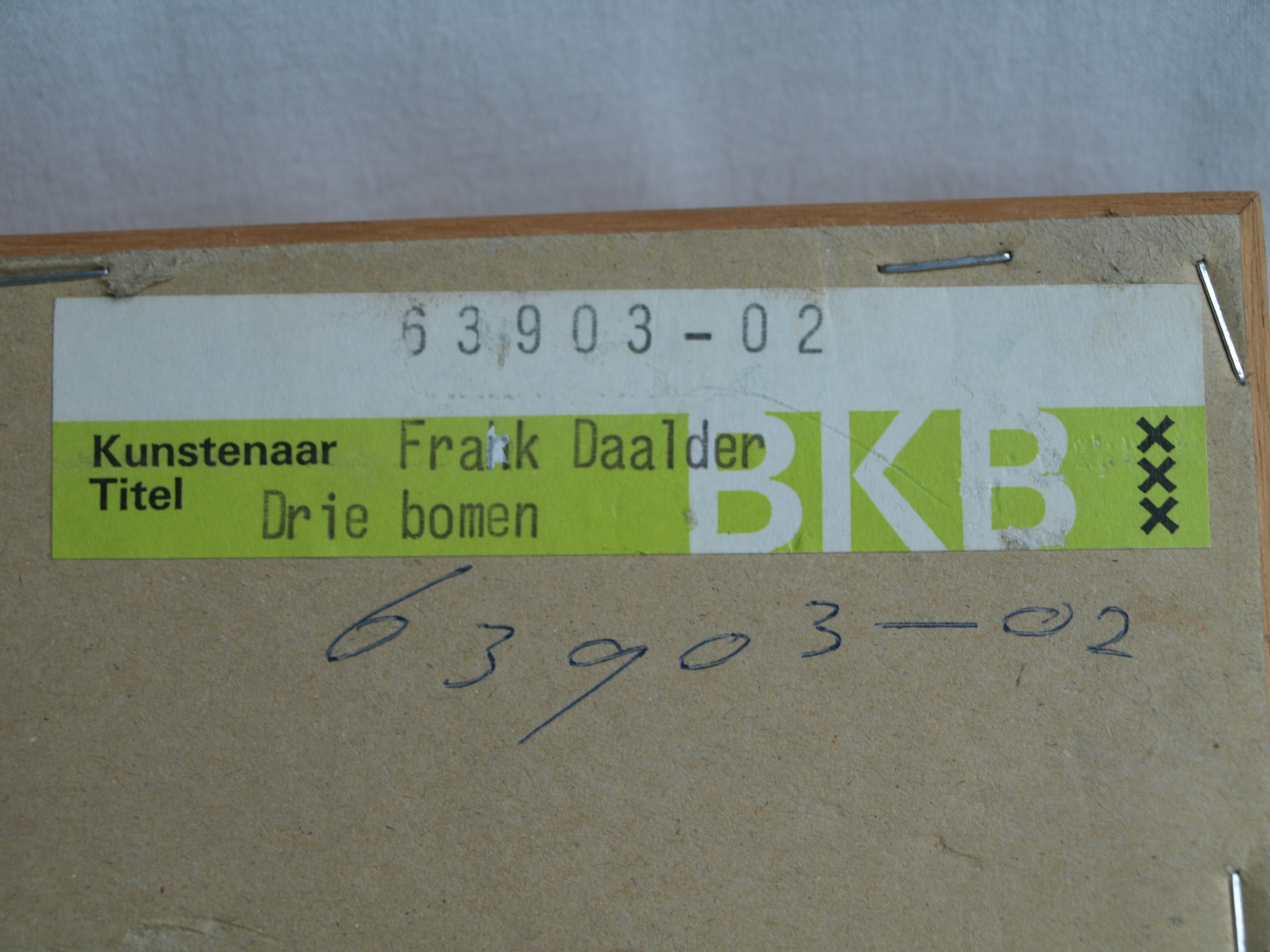 Frank Daalder - Zeefdruk , Drie bomen – gesigneerd & ingelijst - 1977  kopen? Bied vanaf 1!