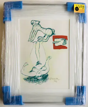 Corneille - Femme et animeaux met lijst! kopen? Bied vanaf 220!