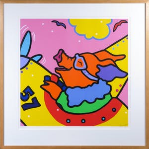 Shunyam - Zeefdruk, I can fly - Ingelijst kopen? Bied vanaf 35!