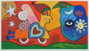 Wendie Brauckmann - Zeefdruk, Volg je dromen - Ingelijst kopen? Bied vanaf 45!