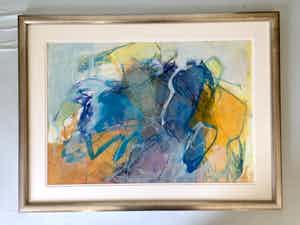 Arthur Bernard - Gouache, Fraai Ingelijst verkocht voor € 140!