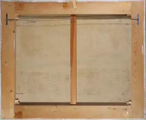 Jan Vosters - Olieverf op doek, Gevangen landschap - Ingelijst (Groot) kopen? Bied vanaf 350!