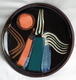 Brian Gartside - Aardewerk – bord – doorsnede 31,5 cm kopen? Bied vanaf 35!