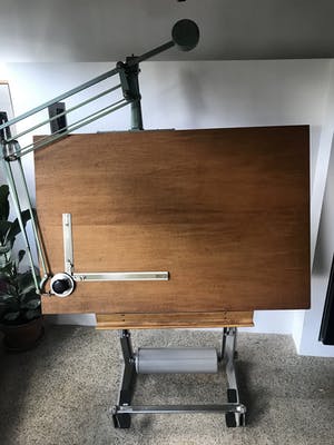 Friso Kramer - Revolt tekentafel Ahrend de Cirkel - ISIS - 1956 (ZELDZAAM) kopen? Bied vanaf 600!