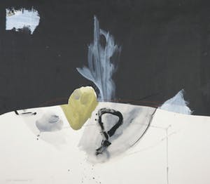 Otto Hetterscheid - Collage en gouache, Zonder titel kopen? Bied vanaf 40!