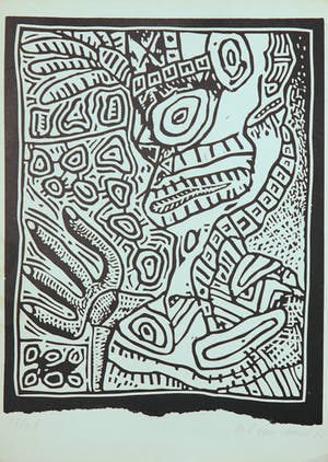 Rik van Iersel - Zeefdruk, Lot van twee Figuren kopen? Bied vanaf 50!