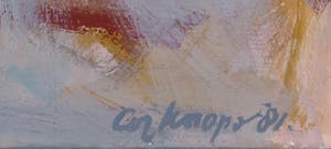 Cor Knops - Acryl op doek, Abstracte compositie (Zeer groot) kopen? Bied vanaf 100!