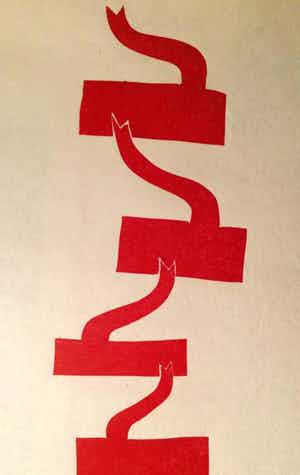 Klaas Gubbels - forse houtsnede uit 2016 in kleine oplage (32 ex.) verkocht voor € 325!