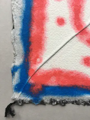 Shinkichi Tajiri - aquagravure ’Knoop’ - minimalistisch en kleurrijk - 1993- oplage 35 kopen? Bied vanaf 375!
